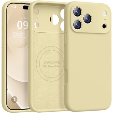 iP 17 Pro Liquid Silicone Shockproof Case (yellow)