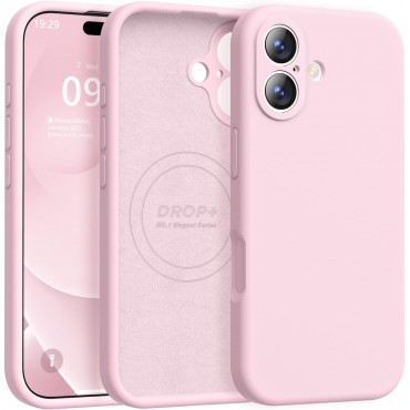 iP 17 Liquid Silicone Shockproof Case (pink)