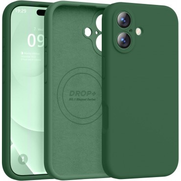 iP 17 Liquid Silicone Shockproof Case (Green)