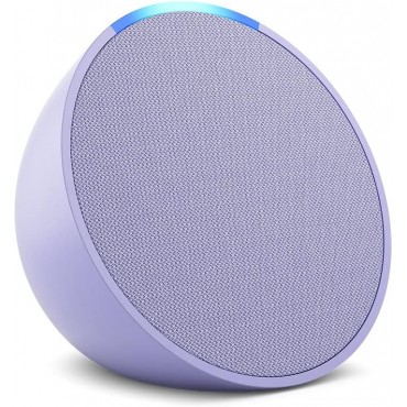 GamsGear-Smart Bluetooth Speaker with Voice Control | 360° Sound | LED Light- purple(Free Streaming Membership Included)