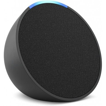GamsGear-Smart Bluetooth Speaker with Voice Control | 360° Sound | LED Light- black(Free Streaming Membership Included)