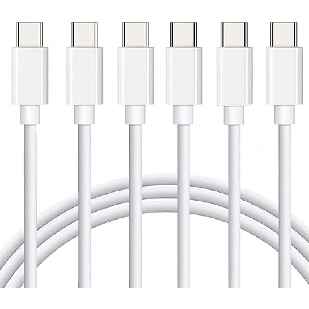  USB C to USB C Charging Cable 6ft 60W 3Pack, USB C